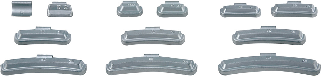 chip-on-zinc weapons for steel rim